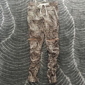 Fashion nova leopard print moto jogger pants ! NWT